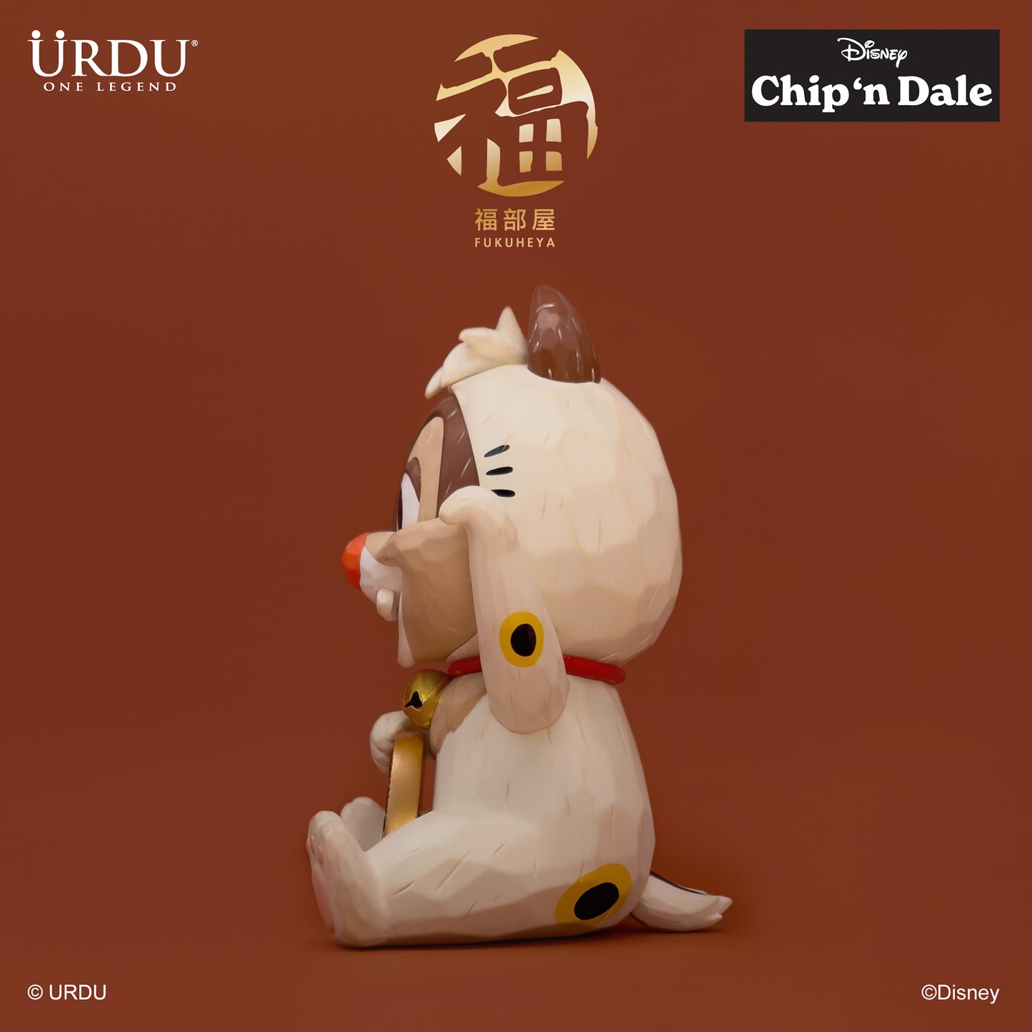 Disney Fukuheya Maneki Neko – Chip & Dale