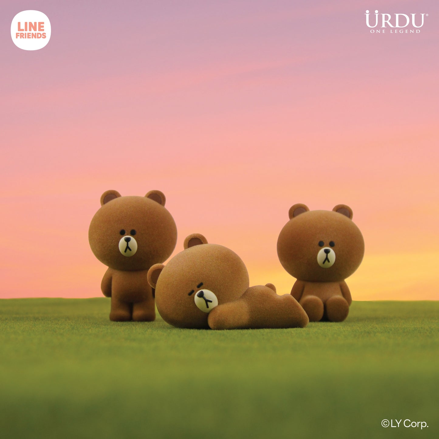 Line Friends Meets Urdu Flocking Series