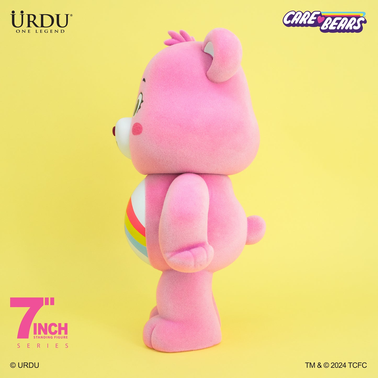 Care Bears Unlock The Magic (Cheer Bear) - 7 Inch Standing Figure