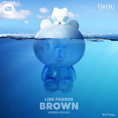 Line Friends Meets URDU Figure – Brown (Iceburg Ver.)