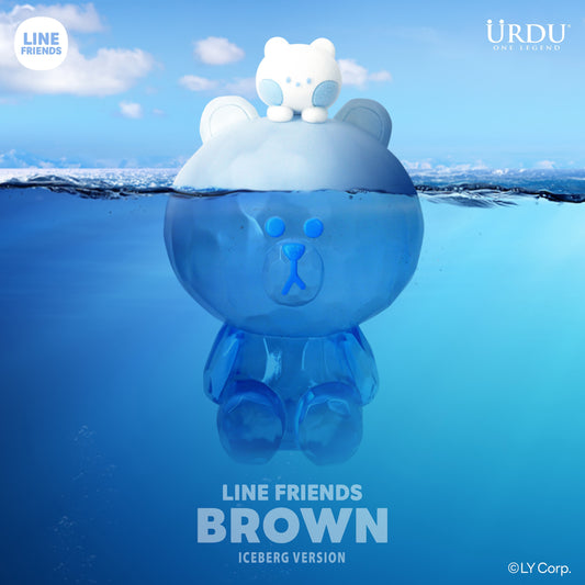 Line Friends Meets URDU Figure – Brown (Iceburg Ver.)