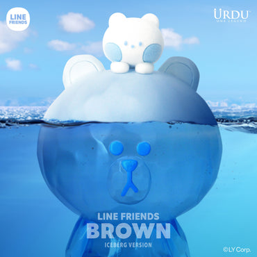 Line Friends Meets URDU Figure – Brown (Iceburg Ver.)